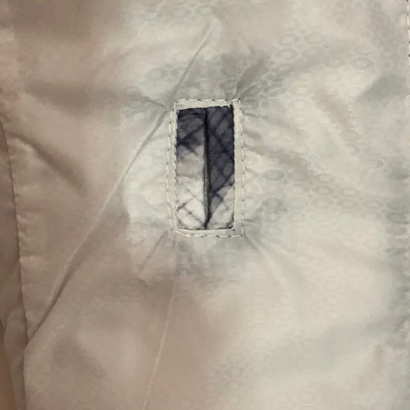 Athleta  Altitude Goose Down Puffer Vest Grey Purple White Size XS - Picture 9 of 14